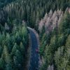 Roadtrip hivernal en van aménagé dans Vosges